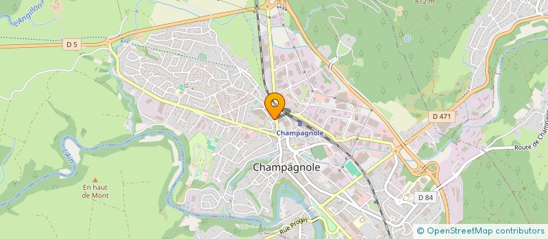 localisation de l'entreprise SCI BAUD PAUL IMMOC  CHAMPAGNOLE