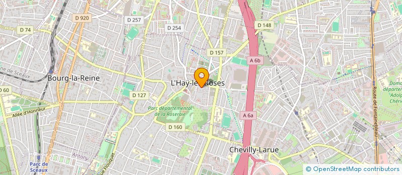 localisation de l'entreprise SCI BAUDEL  L'HAY-LES-ROSES