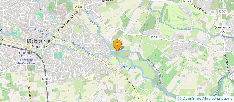 localisation de l'entreprise SCI BAUDELOUP  L'ISLE-SUR-LA-SORGUE