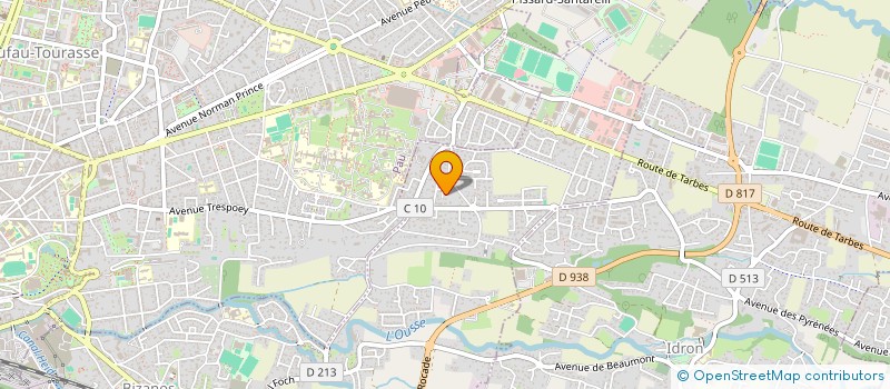 localisation de l'entreprise SCI BAUDET LES TAMARIS  BIZANOS