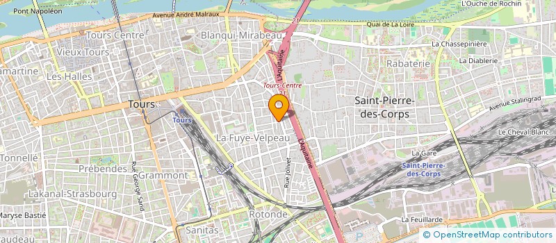 localisation de l'entreprise SCI BAUDIN  TOURS