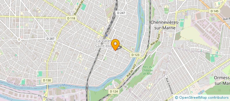 localisation de l'entreprise SCI BAUDIN à SAINT-MAUR-DES-FOSSES