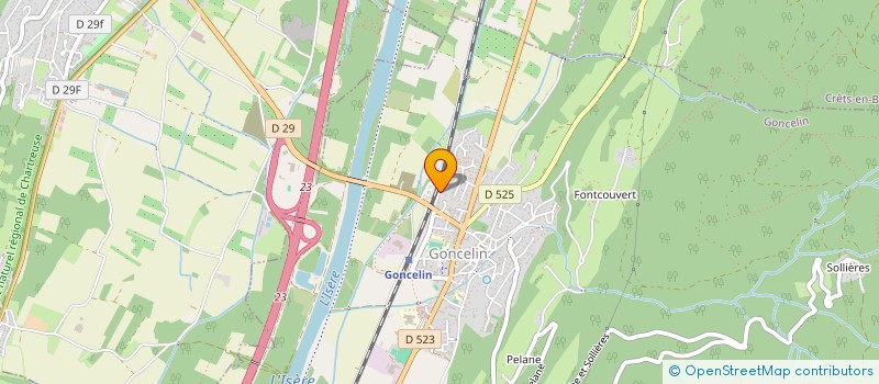 localisation de l'entreprise SCI BAUDIN  GONCELIN