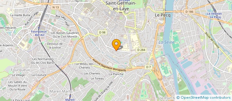 localisation de l'entreprise SCI BAUDIN BOUDIER  SAINT-GERMAIN-EN-LAYE