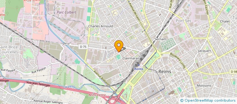 localisation de l'entreprise SCI BAUDIN HENRY à REIMS