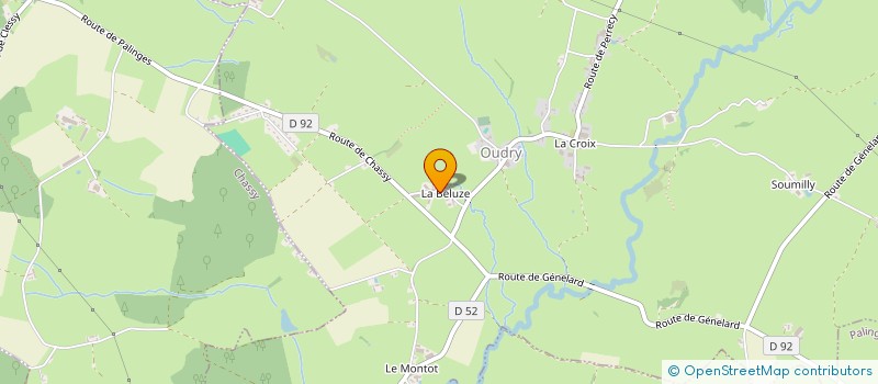 localisation de l'entreprise SCI BAUDIN IMMO  OUDRY