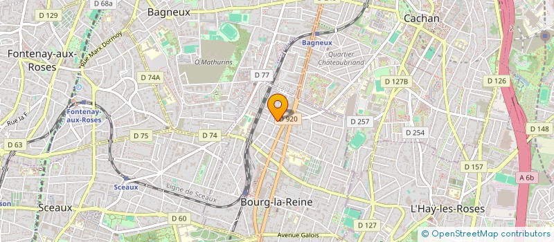 localisation de l'entreprise SCI BAUDIN PATRIMOINE à BOURG-LA-REINE