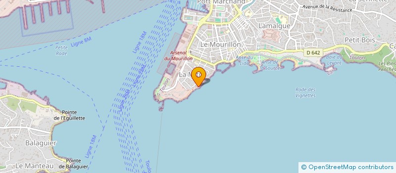 localisation de l'entreprise SCI BAUDINAULT  TOULON