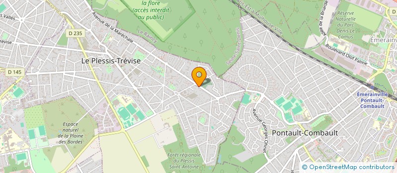 localisation de l'entreprise SCI BAUDON LABARTHE  LE PLESSIS-TREVISE