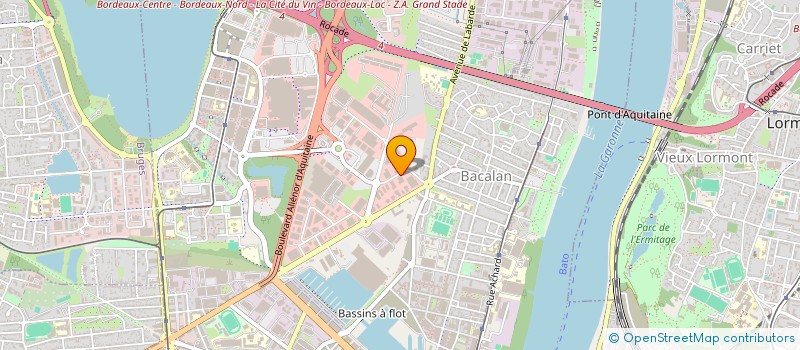 localisation de l'entreprise SCI BAUDOU  BORDEAUX