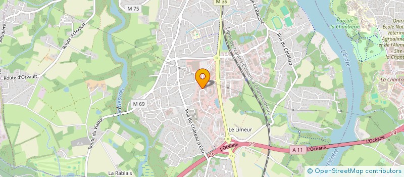 localisation de l'entreprise SCI BAUDOUIN  LA CHAPELLE-SUR-ERDRE