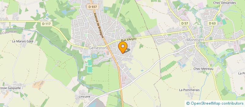 localisation de l'entreprise SCI BAUDOUIN  GENESTON