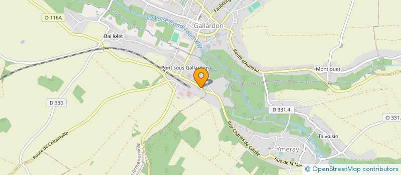 localisation de l'entreprise SCI BAUDOUIN à BAILLEAU-ARMENONVILLE