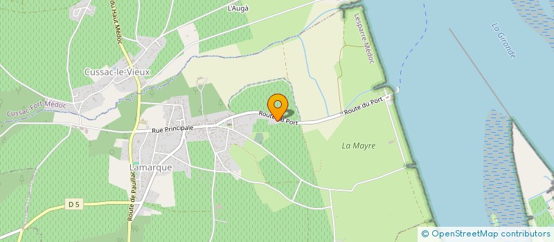 localisation de l'entreprise SCI BAUDOUX  LAMARQUE