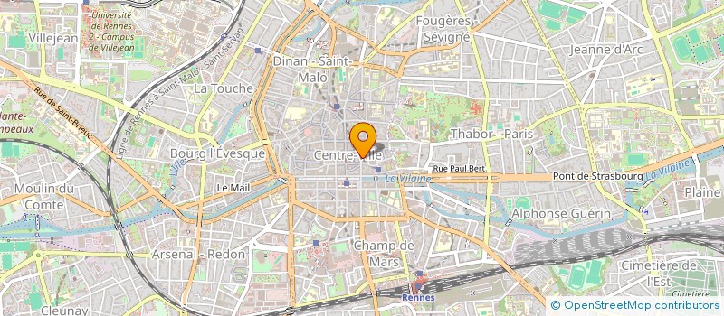localisation de l'entreprise SCI BAUDRAIRIE à RENNES