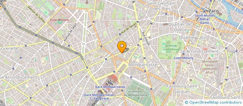 localisation de l'entreprise SCI BAUDRAND  PARIS