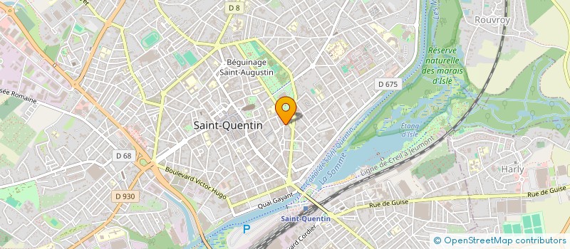 localisation de l'entreprise SCI BAUDREUIL à SAINT-QUENTIN
