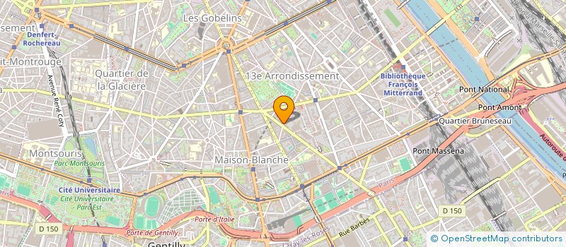 localisation de l'entreprise SCI BAUDRICOURT  PARIS