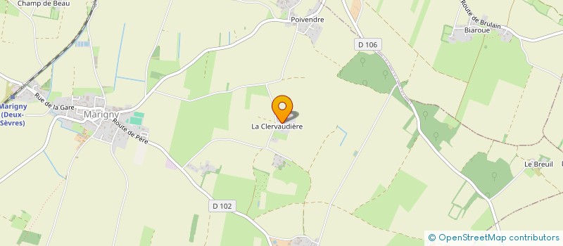 localisation de l'entreprise SCI BAUDRY  MARIGNY