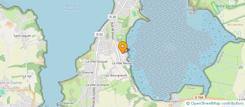 localisation de l'entreprise SCI BAUDRY  SAINT-JACUT-DE-LA-MER