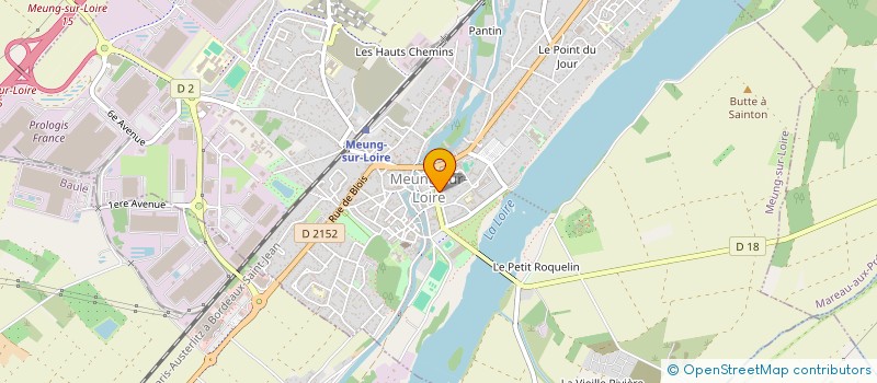 localisation de l'entreprise SCI BAUDU ET FILS à MEUNG-SUR-LOIRE
