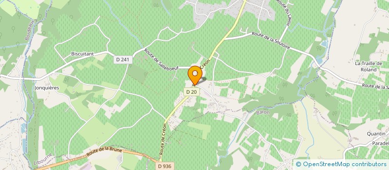 localisation de l'entreprise SCI BAUDUP  SAINT-GERMAIN-DU-PUCH