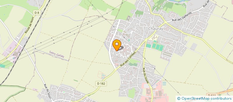 localisation de l'entreprise SCI BAUDY CAIL  CHAURAY