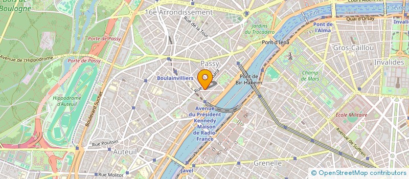 localisation de l'entreprise SCI BAUER à PARIS