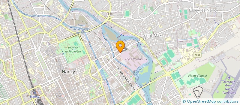 localisation de l'entreprise SCI BAUER DESBOIS  NANCY