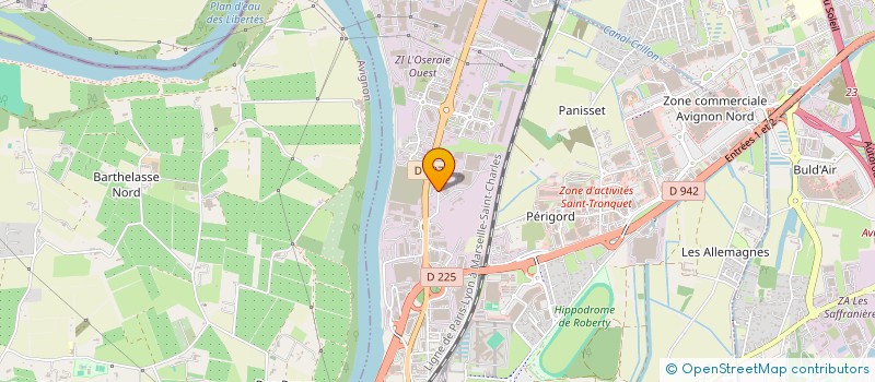 localisation de l'entreprise SCI BAUER-FABRE  LE PONTET