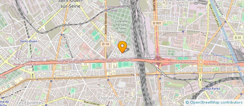 localisation de l'entreprise SCI BAUER IMMO  SAINT-OUEN-SUR-SEINE