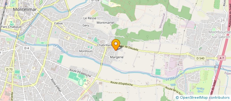 localisation de l'entreprise SCI BAUFLE MARLOIS  MONTELIMAR