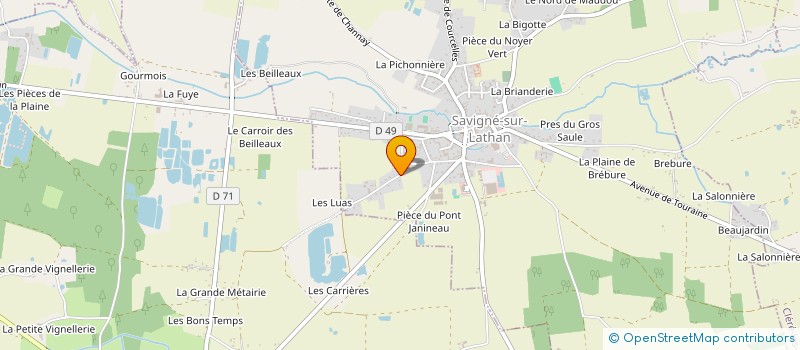 localisation de l'entreprise SCI BAUGE-MOULIN A VENT  HOMMES