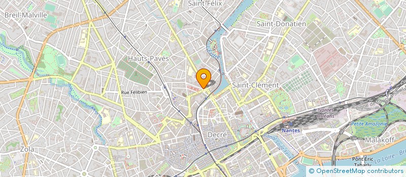 localisation de l'entreprise SCI BAUGET MERLIN à NANTES