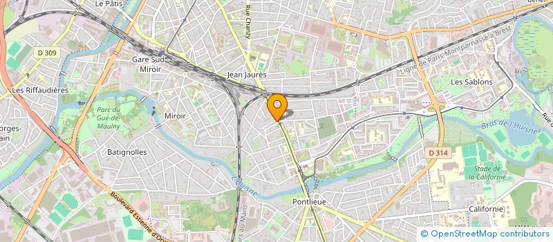 localisation de l'entreprise SCI BAUHAUS  LE MANS