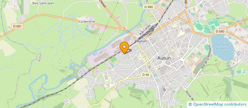 localisation de l'entreprise SCI BAUJOT ET FRERES  AUTUN