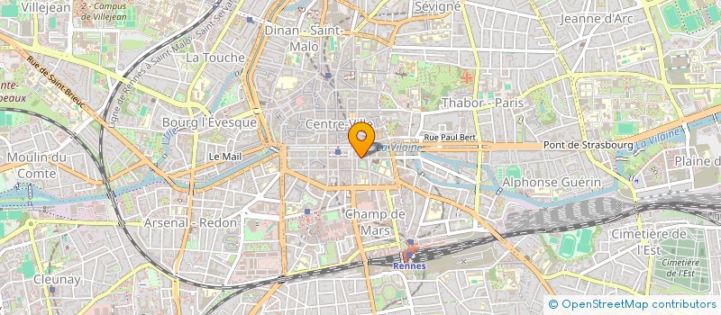 localisation de l'entreprise SCI BAUJOUR à RENNES