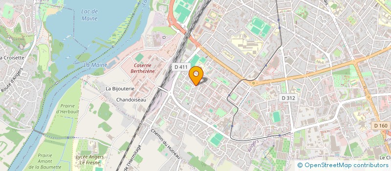 localisation de l'entreprise SCI BAULANG à ANGERS
