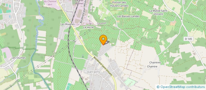 localisation de l'entreprise SCI BAULERAU  VARRAINS