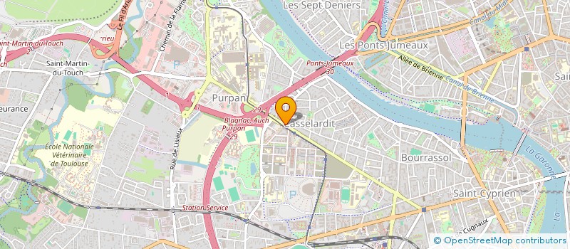 localisation de l'entreprise SCI BAULIMMO  TOULOUSE