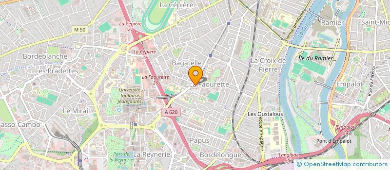 localisation de l'entreprise SCI BAULO à TOULOUSE