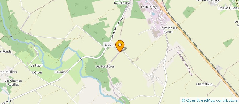 localisation de l'entreprise SCI BAULOCATION  TAUXIGNY-SAINT-BAULD