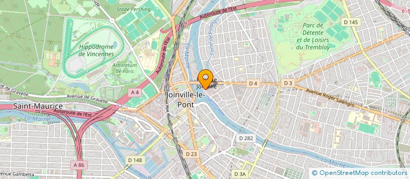 localisation de l'entreprise SCI BAUME VALENCE à JOINVILLE-LE-PONT