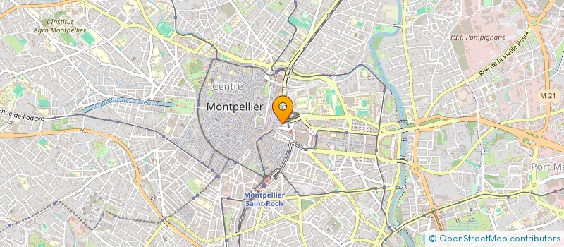 localisation de l'entreprise SCI BAUMELOU HENRI ET JEAN à MONTPELLIER