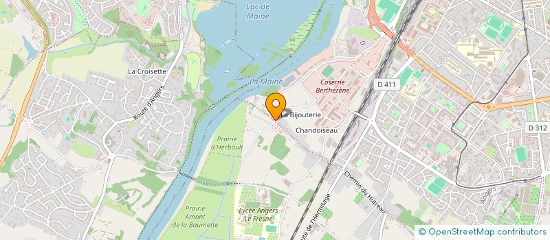 localisation de l'entreprise SCI BAUMETTE PRO à ANGERS
