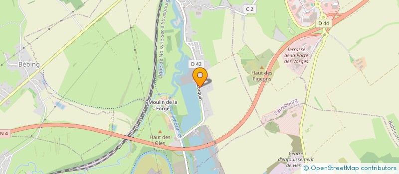 localisation de l'entreprise SCI BAUMGARTEN FRERES  IMLING