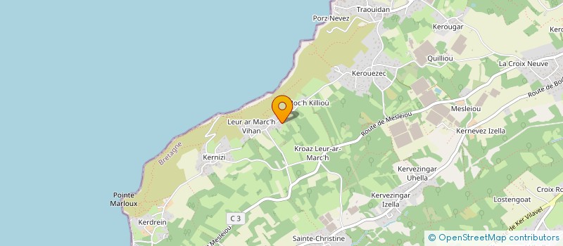 localisation de l'entreprise SCI BAUMIN  PLOUGASTEL-DAOULAS