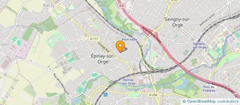 localisation de l'entreprise SCI BAUNELLISSIMO  EPINAY-SUR-ORGE