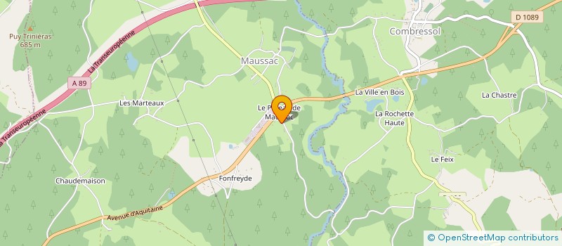 localisation de l'entreprise SCI BAURES  COMBRESSOL