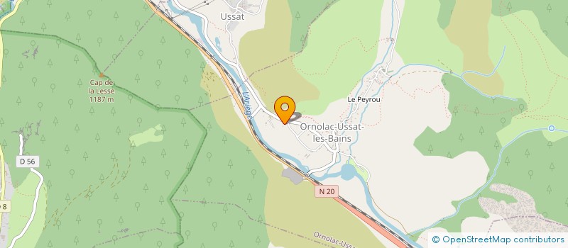 localisation de l'entreprise SCI BAURES DE FOIX à ORNOLAC-USSAT-LES-BAINS